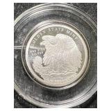 1/4TH TROY OZ .999 FINE SILVER WALKING LIBERTY ROUND IN AIRTITE