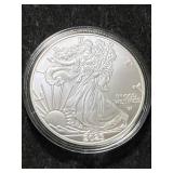 2023 AMERICAN SILVER EAGLE 1 TROY OZ .999 FINE SILVER IN AIRTITE