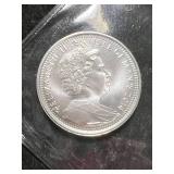 1 TROY OZ .999 FINE SILVER ANGEL ROUND WITH CERTIFICATE