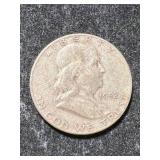 1952 US FRANKLIN HALF DOLLAR