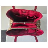 Coach Signature Canvas & Leather Handbag (Style F17424)