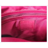 Coach Signature Canvas & Leather Handbag (Style F17424)