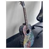 Decorative Stained Glass Guitar