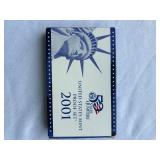 2001 U.S. Mint Proof Set - 10pc Set