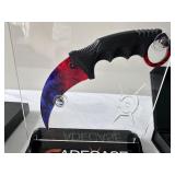 Fadecase Karambit Elite Knife and Display Stand
