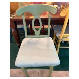 Dining Room Table with 6 Shabby Chic Painted Chairs