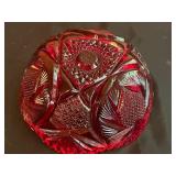 Collection of Decorative Glass and Ceramic Items with Doily Inc Enesco Musical Eagle Playing "Born Free"