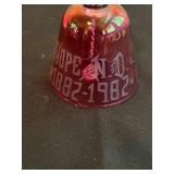 Collection of Decorative Glass and Ceramic Items with Doily Inc Enesco Musical Eagle Playing "Born Free"