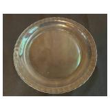 Collection of Decorative Glass and Ceramic Items with Doily Inc Enesco Musical Eagle Playing "Born Free"