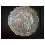 Vintage Crystal Glassware Set with Pedestal Covered Cake Plate (new), Basket, and Plates