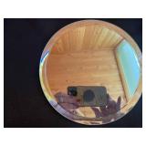 VTG Fenton Cranberry Glass 7" Ruffle-Top CRUET w/ Stopper & Assorted Decorative Glass Items