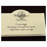 Fenton Cranberry Opalescent Hobnail Cruet & VTG Collection of Decorative Plates and Figurines Including Frances Hook Numbered Plate and Willow Tree "Courage"