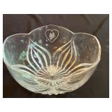 Fenton Cranberry Opalescent Hobnail Cruet & VTG Collection of Decorative Plates and Figurines Including Frances Hook Numbered Plate and Willow Tree "Courage"