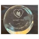 Fenton Cranberry Opalescent Hobnail Cruet & VTG Collection of Decorative Plates and Figurines Including Frances Hook Numbered Plate and Willow Tree "Courage"