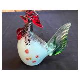 Fenton Cranberry Opalescent Hobnail Cruet & VTG Collection of Decorative Plates and Figurines Including Frances Hook Numbered Plate and Willow Tree "Courage"