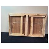 Assorted Home Decor Collection with Table, Wastebasket, and Shelf