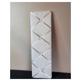 Assorted Home Decor Collection with Table, Wastebasket, and Shelf