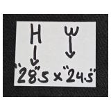 Simply Shabby Chic Wall Mirror with Ornate White Frame