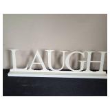 Decorative Home Accent Collection Including Lamp, Sign, Art, Boxes, and Mat