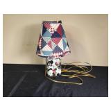 Decorative Home Accent Collection Including Lamp, Sign, Art, Boxes, and Mat