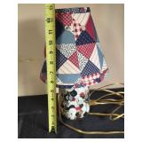 Decorative Home Accent Collection Including Lamp, Sign, Art, Boxes, and Mat