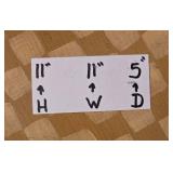 Handcrafted Wooden Shabby Chic Jewelry Box with Floral Design