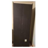 Large Wooden Bookshelf with Five Shelves - contents on shelves not inc