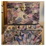 Set of Floral and Vintage Design Decorative Storage Boxes