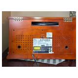 Victrola Wooden Music Center with Recordable CD Player and Turntable