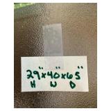 Glass Top Outdoor Dining Set with Wicker Chairs - 3 Pieces