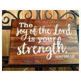 Decorative Wrought Iron Shelf with Country Decor Items