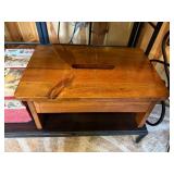 Home Decor Set with Wicker Basket, Quilted Throw, Decorative Suitcase, and Wooden Step Stool