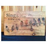 Set of 2 Inspirational Wooden Wall Art Pieces