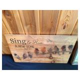 Set of 2 Inspirational Wooden Wall Art Pieces