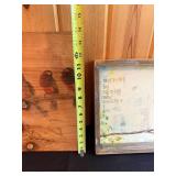 Set of 2 Inspirational Wooden Wall Art Pieces