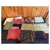 Collection of Place Mats (folded) and Fabric Pieces