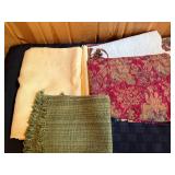 Collection of Place Mats (folded) and Fabric Pieces