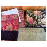 Collection of Place Mats (folded) and Fabric Pieces