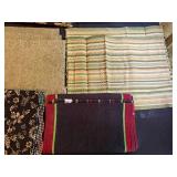 Collection of Place Mats (folded) and Fabric Pieces