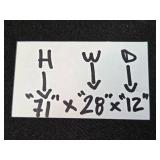 Bookshelf with Storage Cabinet