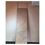 Full Length Black Hanging Mirror 51" x 15"