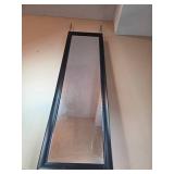 Full Length Black Hanging Mirror 51" x 15"