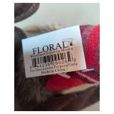 Holiday Decor and Toys Collection Including Floral Standing Moose