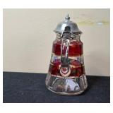 Vintage Decorative Pieces: Carafe, Mug, Clock, and Platter