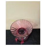 Artisanal Glass Pieces: Pink Vase, Cut Glass Jug, Italian Crystal Vase & Stunning Multi Color Mini Glass Frog