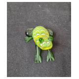 Artisanal Glass Pieces: Pink Vase, Cut Glass Jug, Italian Crystal Vase & Stunning Multi Color Mini Glass Frog