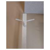 Set of Wooden Coat Racks - Oak and White Finish