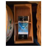 Large Collection of Sewing Supplies with Wicker Basket