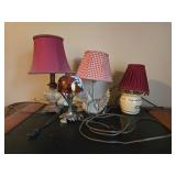 Collection of Table Lamps with Unique Designs