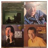 Collection of Vintage Vinyl Records Featuring Various Artists